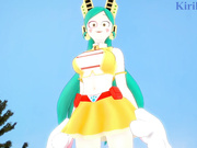 Tomoko Shiretoko (Ragdoll) and Izuku Midoriya have intense sex outdoors. - My Hero Ac