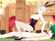 Himiko Toga and Izuku Midoriya have intense sex in a casino. - My Hero Academia Henta