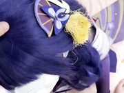 惊奇！极品双阴道COSER福利姬『Akira』口交足交啪啪 插完左边插右边 全程被干娇喘不止，各种姿势轮番上阵 上