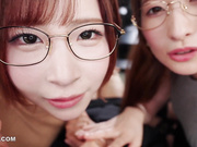 [破解]BBAN-561  【レズ×ASMR×主観】没入感と臨場感MAXの究極の小悪魔ASMR脳イキレズサークル 北岡果林 沙月恵奈 末広純 - 1of5