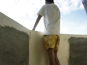 网红女主播户外女王海南约炮粉丝炮友海景房啪啪阳台干到房间