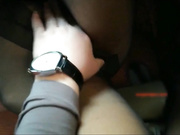 时尚性感黑丝少妇和老公吵架被扔到半路上等公交车时被路过的司机搭讪挑逗车震啪啪,内裤胸罩都没穿,国语!