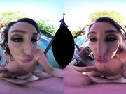 VRHUSH Christina Cinn fucked in POV outdoors