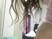 国产TS系列天妃口了半天没想到直男秒射，也太不中用了