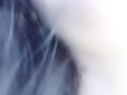 大耳环的骚妹子约炮蒙面大俠，骚逼被大哥舔得淫水不断，叫声骚爱吃大鸡巴后入草的太猛奶子乱颤，直接内射