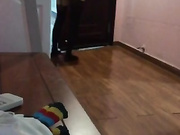 身材超美的TS人妖momo约炮女网友，开门吓到一跳 你为什下面长着个鸡巴，我先下去缓缓再上来..最后还是被上了