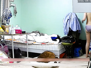 【經典盜攝】出租屋攝像頭黑客破解拍攝到的單身離異少婦居家日常沐浴更衣 720P原版高清