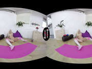 real flexible Daisy Lee stretching her hot body