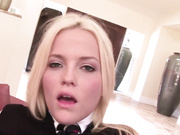 青少年女学生亚历克西斯操大鸡巴获得满足精液